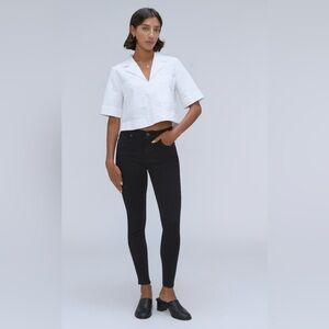 Everlane|Classic Black skinny Jeans,ankle length•••cotton,size 27,Closet staple